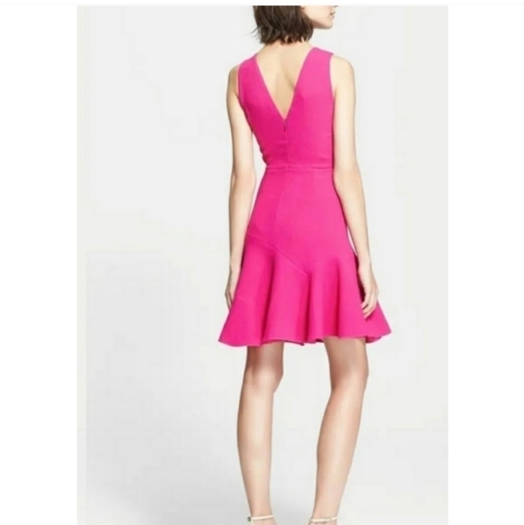 Rebecca taylor bright pink dress size 6 @T1 - Picture 3 of 13